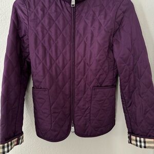 Authentic Women’s Violet London Nova Quilted BURBERRY Jacket XS